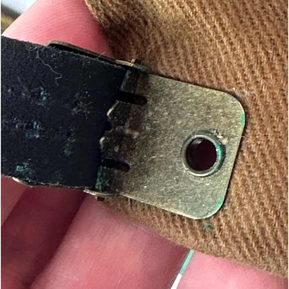 Vintage Embroidered Alaska Baseball Trucker Hat Copper Buckle Leather Strap - Picture 4 of 4